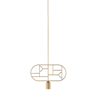Nomon Wooden Dots pendant lamp Gold WD03 - Buy now on ShopDecor - Discover the best products by NOMON design