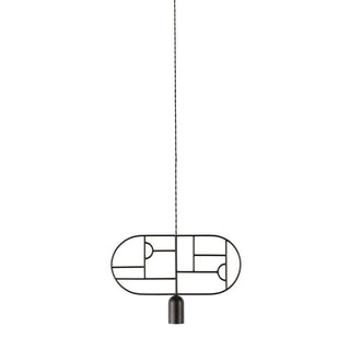 Nomon Wooden Dots pendant lamp Graphite WD03 - Buy now on ShopDecor - Discover the best products by NOMON design