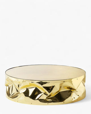 Opinion Ciatti Tab.ulino/Tab.ulone table on wheels Gold 82 cm. - 32.2 in. - Buy now on ShopDecor - Discover the best products by OPINION CIATTI design