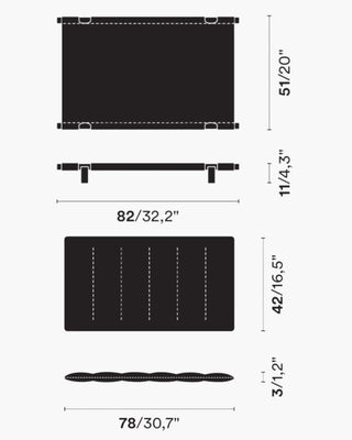 Opinion Ciatti Berberé transportable bed with padded mattress for small dogs - Buy now on ShopDecor - Discover the best products by OPINION CIATTI design