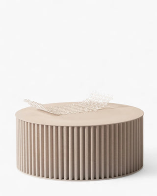 Opinion Ciatti Herclino coffee table Corkcrete beige h. 25 cm. - h. 9.9 in. - Buy now on ShopDecor - Discover the best products by OPINION CIATTI design