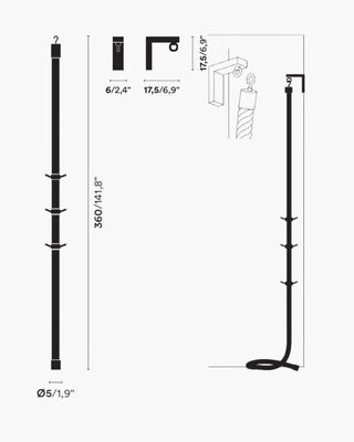 Opinion Ciatti La Cima wall-mounted coat rack - Buy now on ShopDecor - Discover the best products by OPINION CIATTI design