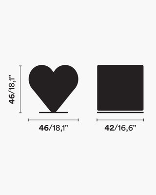 Opinion Ciatti Love seat trevira red - Buy now on ShopDecor - Discover the best products by OPINION CIATTI design