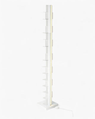 Opinion Ciatti Ptolomeo Luce vertical bookcase with LED lighting White 215 cm. - 84.6 in. - Buy now on ShopDecor - Discover the best products by OPINION CIATTI design