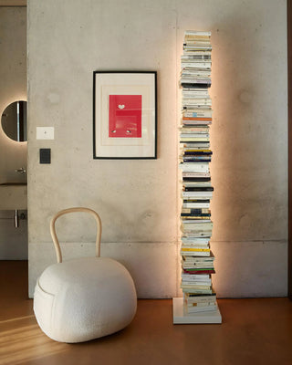 Opinion Ciatti Ptolomeo Luce vertical bookcase with LED lighting - Buy now on ShopDecor - Discover the best products by OPINION CIATTI design