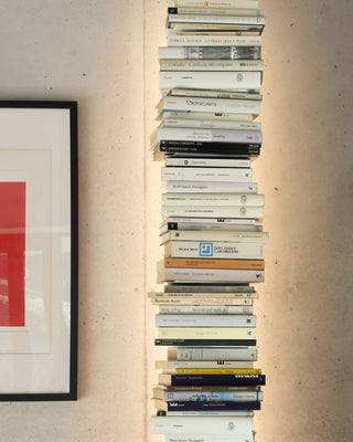 Opinion Ciatti Ptolomeo Luce vertical bookcase with LED lighting - Buy now on ShopDecor - Discover the best products by OPINION CIATTI design