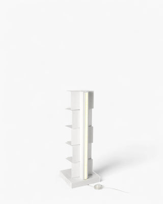 Opinion Ciatti Ptolomeo Luce vertical bookcase with LED lighting White 75 cm. - 29.6 in. - Buy now on ShopDecor - Discover the best products by OPINION CIATTI design