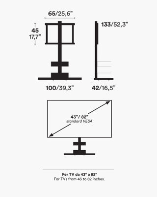 Opinion Ciatti Ptolomeo TV Smart TV stand with shelves - Buy now on ShopDecor - Discover the best products by OPINION CIATTI design