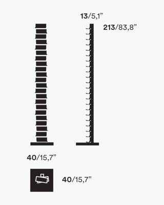 Opinion Ciatti Ptolomeo Vino vertical bottle holder - Buy now on ShopDecor - Discover the best products by OPINION CIATTI design