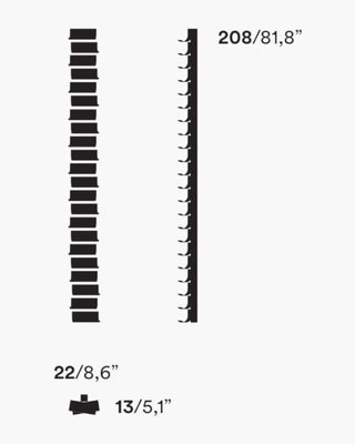 Opinion Ciatti Ptolomeo Vino Wall wall-mounted vertical bottle holder - Buy now on ShopDecor - Discover the best products by OPINION CIATTI design