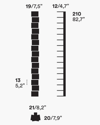 Opinion Ciatti Ptolomeo Wall vertical wall bookcase - Buy now on ShopDecor - Discover the best products by OPINION CIATTI design