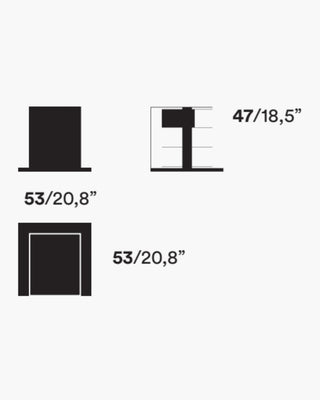 Opinion Ciatti Ptolomeo x4 short bookcase/bedside/small table - Buy now on ShopDecor - Discover the best products by OPINION CIATTI design