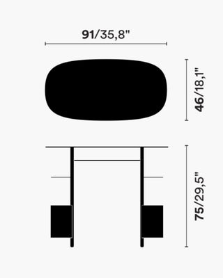 Opinion Ciatti Vanilla desk - Buy now on ShopDecor - Discover the best products by OPINION CIATTI design