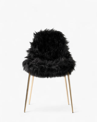 Opinion Ciatti Mammamia Fur chair Black Gold - Buy now on ShopDecor - Discover the best products by OPINION CIATTI design