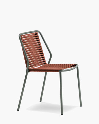 Pedrali Philía 3900 metal chair Pedrali Green Terracotta VE300E-TE2 - Buy now on ShopDecor - Discover the best products by PEDRALI design