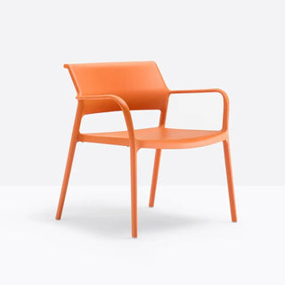 Pedrali Ara Lounge 316 polypropylene armchair Orange AR - Buy now on ShopDecor - Discover the best products by PEDRALI design