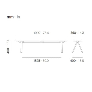 Pedrali Arki Bench modular bench