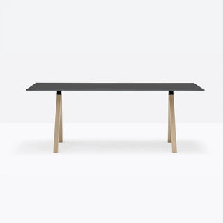 Pedrali Arki-Desk Wood ARKW7 table with solid laminate top