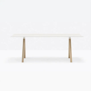 طاولة Pedrali Arki-Desk Wood ARKW7 بسطح من صفائح الخشب الصلب