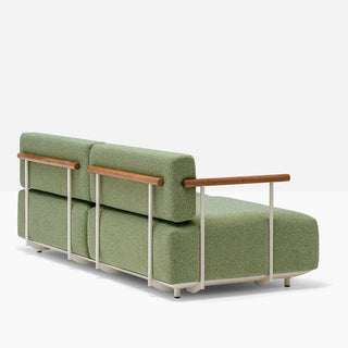 Pedrali Arki Sofa Plus ASP0022 sofa with armrests - Buy now on ShopDecor - Discover the best products by PEDRALI design