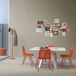 Pedrali Arki-Table with solid laminate top