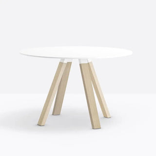 Pedrali Arki-Table Wood with solid laminate top