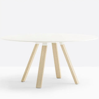 Pedrali Arki-Table Wood with solid laminate top