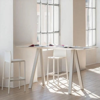 Pedrali Arki-Table ARK107 high table with solid laminate top OUTDOOR