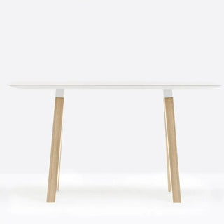 Pedrali Arki-Table Wood ARKW107 high table with solid laminate top