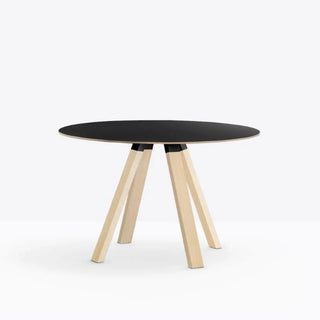Pedrali Arki-Table Wood with solid laminate top