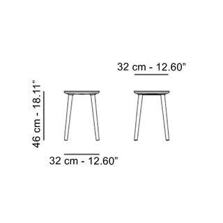 Pedrali Babila ash stool