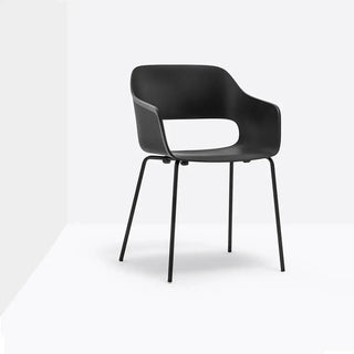 Pedrali Babila 2735 armchair with steel legs and technopolymer shell
