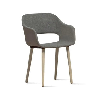 Pedrali Babila 2756 upholstered armchair with ash legs