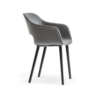 Pedrali Babila 2756 upholstered armchair with ash legs