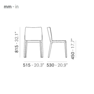 Pedrali Blitz 640 polycarbonate chair