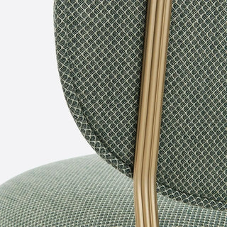 Pedrali Blume 2950 chair with upholstered seat and back and anodized aluminium structure - Buy now on ShopDecor - Discover the best products by PEDRALI design
