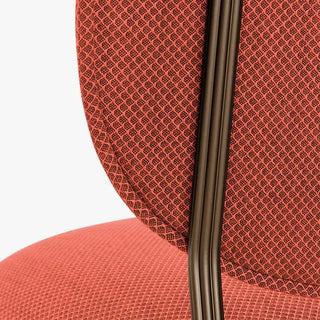 Pedrali Blume 2950 chair with upholstered seat and back and anodized aluminium structure - Buy now on ShopDecor - Discover the best products by PEDRALI design