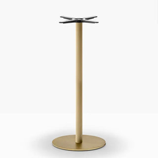 Pedrali Blume 5521 H1080 REG high table base with base Ø 45 cm. - 17.72 in. Antique brass OA - Buy now on ShopDecor - Discover the best products by PEDRALI design