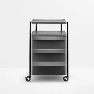 Pedrali Boxie BX chest of drawers with shelf and wheels