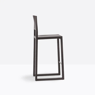 Pedrali Brera oak stool with backrest - Buy now on ShopDecor - Discover the best products by PEDRALI design