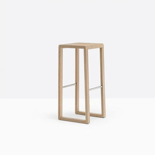 Pedrali Brera oak stool without backrest Bleached oak RS 65 cm - Buy now on ShopDecor - Discover the best products by PEDRALI design