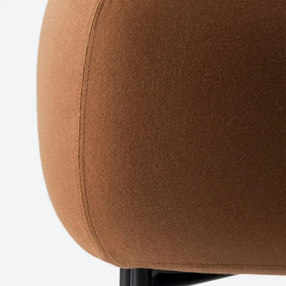 Pedrali Buddy upholstered pouf h. 45 cm. - 17.72 in. with aluminium structure - Buy now on ShopDecor - Discover the best products by PEDRALI design