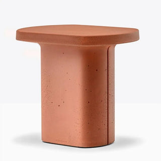 Pedrali Caementum concrete coffee table Terracotta TE 46x35x42 cm - Buy now on ShopDecor - Discover the best products by PEDRALI design