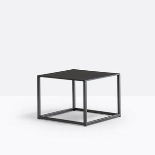 Pedrali Code coffee table with solid laminate top Black Solid laminate FNP-NE 50x50x36 cm - Buy now on ShopDecor - Discover the best products by PEDRALI design