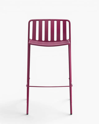 Pedrali Coney metal stool with backrest