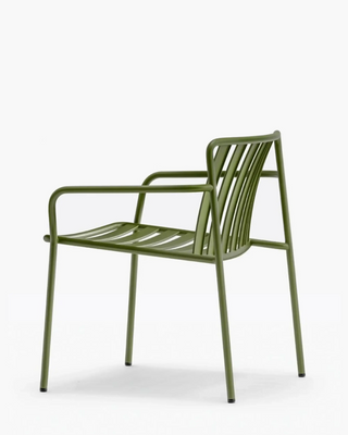 Pedrali Coney 3649 metal lounge chair for outdoor use Pedrali Green VE700E - Buy now on ShopDecor - Discover the best products by PEDRALI design