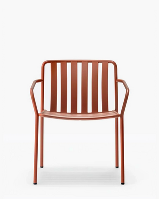 Pedrali Coney 3649 metal lounge chair for outdoor use Pedrali Red RO400E - Buy now on ShopDecor - Discover the best products by PEDRALI design