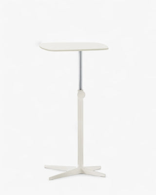 Pedrali Diego 5910 height-adjustable steel side table White BI200 Solid laminate CFT_BI - Buy now on ShopDecor - Discover the best products by PEDRALI design