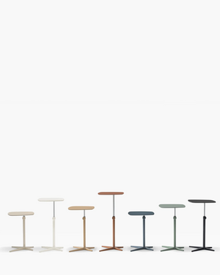 Pedrali Diego 5910 height-adjustable steel side table - Buy now on ShopDecor - Discover the best products by PEDRALI design