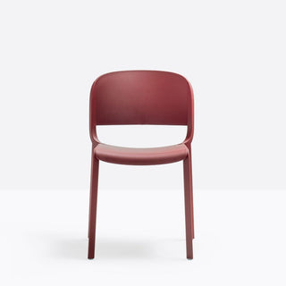 Pedrali Dome 260 design chair for outdoor use Pedrali Red RO400E - Buy now on ShopDecor - Discover the best products by PEDRALI design